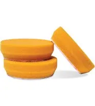 Griot&#039;s Garage® 11241 - 3&quot; Foam Orange Hook-and-Loop Correcting Pads (3 Pieces)