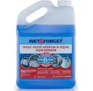 Wet & Forget Moss, Mold, Mildew & Algae Stain Remover - 0.75 Gallon Concentrate - 2 Pack