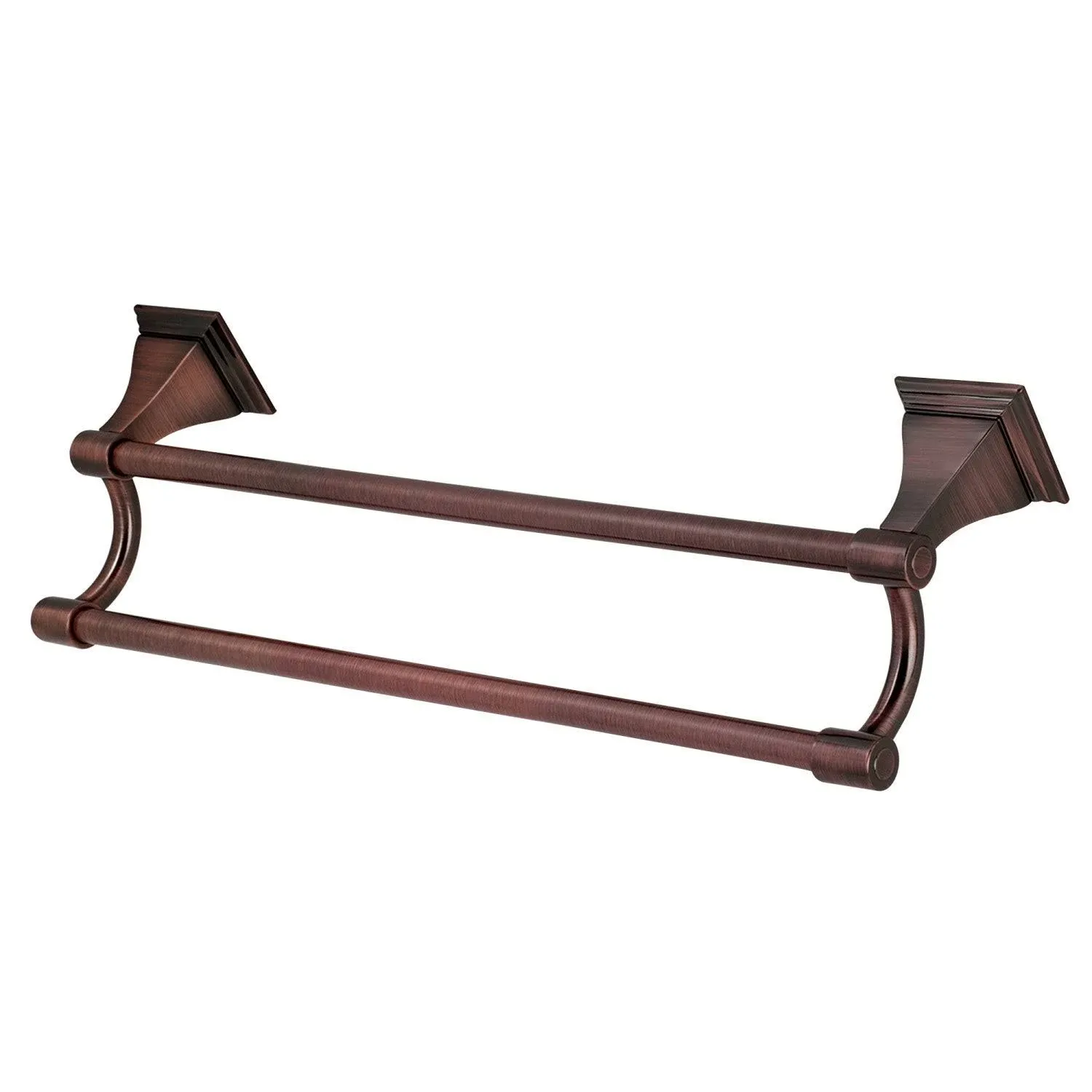 Kingston Brass BAH612318AC Monarch Dual -Towel Bar, Antique Copper