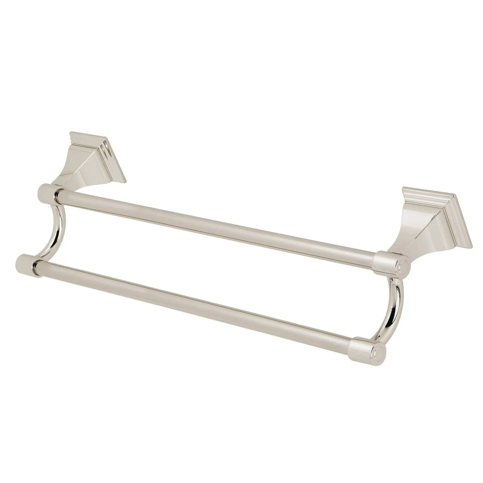 Kingston Brass BAH612318PN Monarch Dual -Towel Bar, Polished Nickel