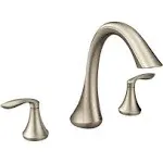 Moen T943BN Eva 2-Handle Roman Tub Lever Faucet Trim Brushed Nickel.