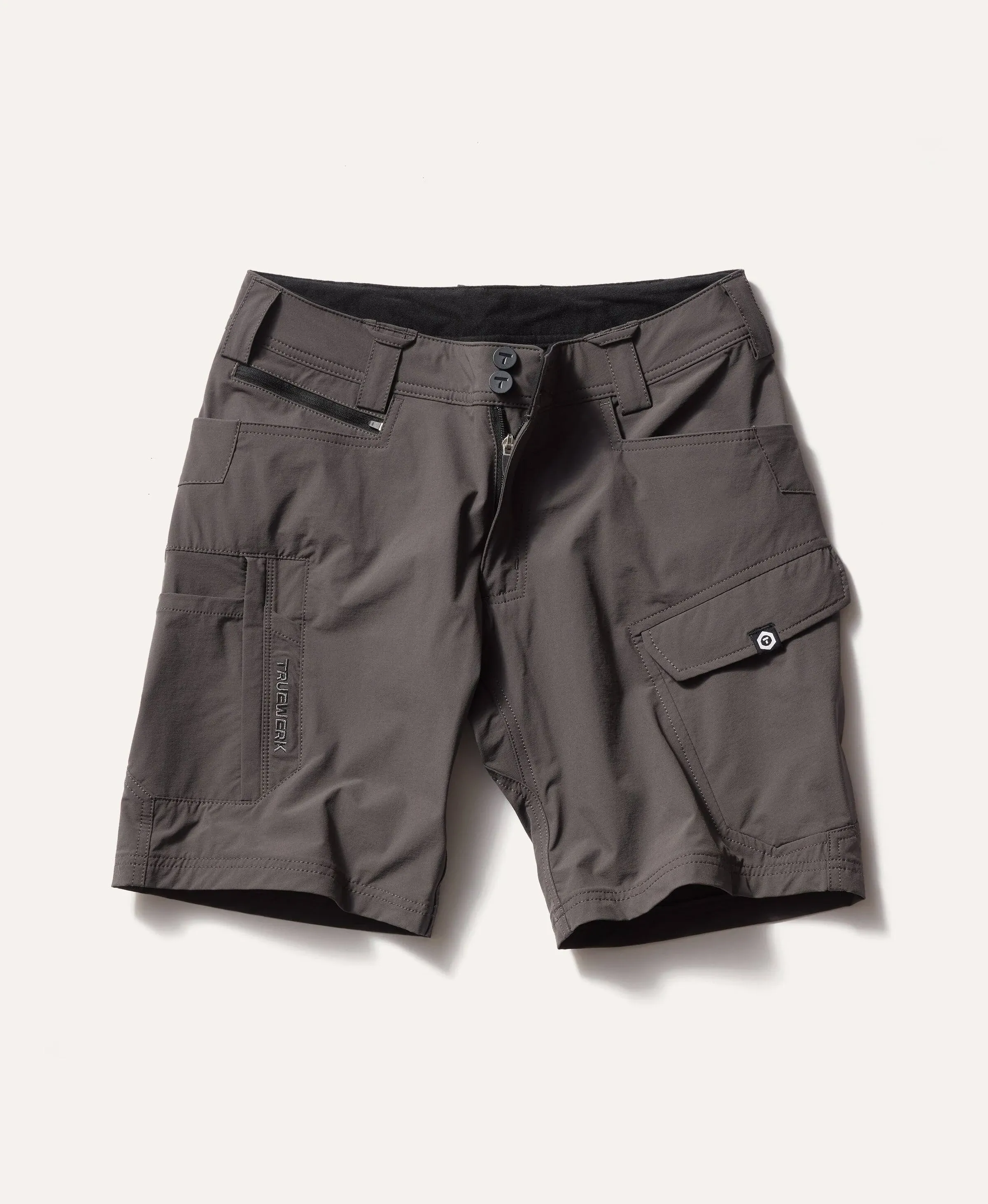 Stretch Work Shorts | Quality Performance Wear | TRUEWERK Deep Grey / 30 / 11