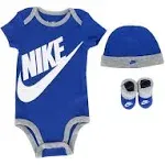 Nike Futura Baby (0-9M) 3-Piece Bodysuit Box Set