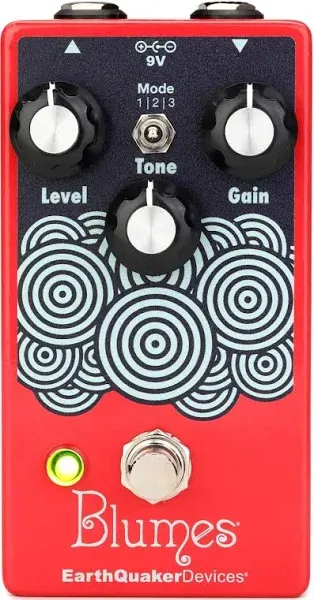 EarthQuaker Devices Blumes Low Signal Shredder Overdrive Pedal - Ruby Citron,