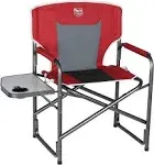 Portable Aluminum Camping Chair with Side Table  Lightweight Oversized Chair