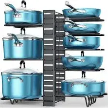 Ordora 8 Tier Pot And Pan Organizer Rack