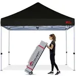 MASTERCANOPY Pop Up Canopy Tent Commercial Grade 10x10 Instant Shelter (Black)