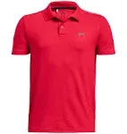 Boys - Under Armour Performance Polo - Red Small