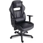 Alera Racing Style Ergonomic Gaming Chair, Supports 275 lb, 15.91" to 19.8" Seat Height, Black/Gray