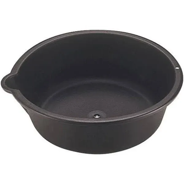 Homestead Shop Craft Plastic 6 qt. Round Oil Drain & Recovery Pan