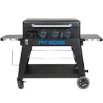 Pit Boss - Ultimate Outdoor Gas 3-Burner Griddle - Black