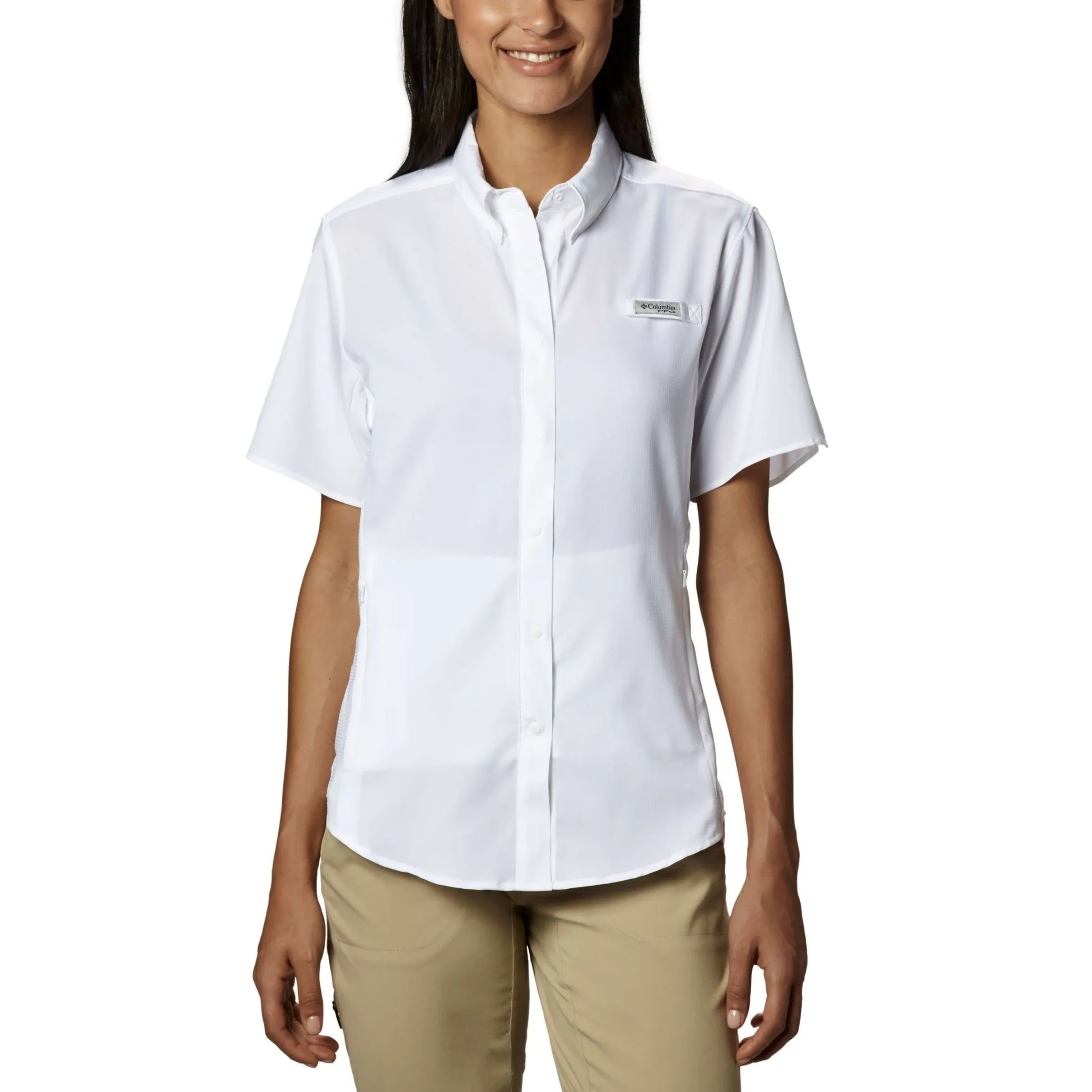 Columbia Women's White Tamiami II Short Sleeve Shirt