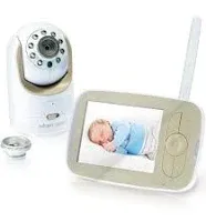 Infant Optics Dxr-8 3.5"" Video Baby Monitor In White/beige