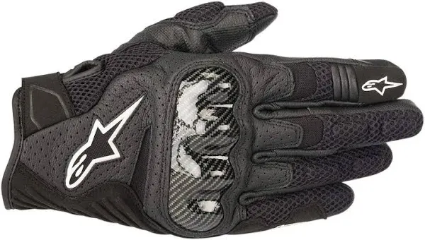 SMX-1 V2 Gloves Alpinestars Black White S