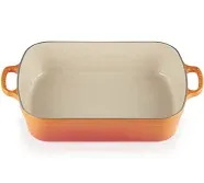 Le Creuset Signature 5.25-Quart Cast Iron Rectangular Roaster - Flame