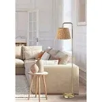 Simplee Adesso Tahoma Floor Lamp- Antique Brass