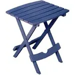 Adams Quik-Fold Patriotic Blue Rectangular Resin Folding Side Table