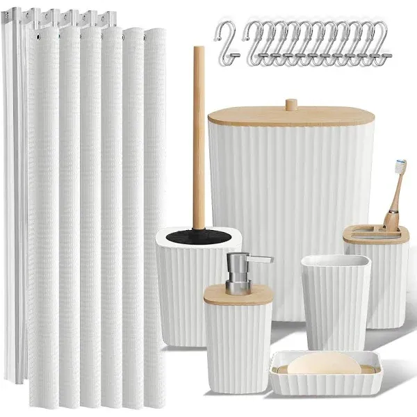 Clara Clark Bathroom Accessories Set Bathroom Set, Bathroom