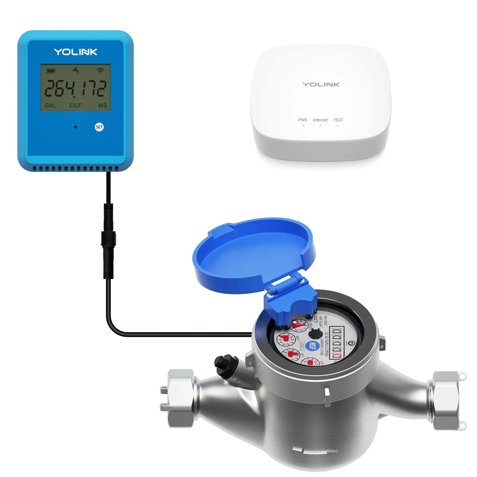 YoLink FlowSmart NSF Water Meter