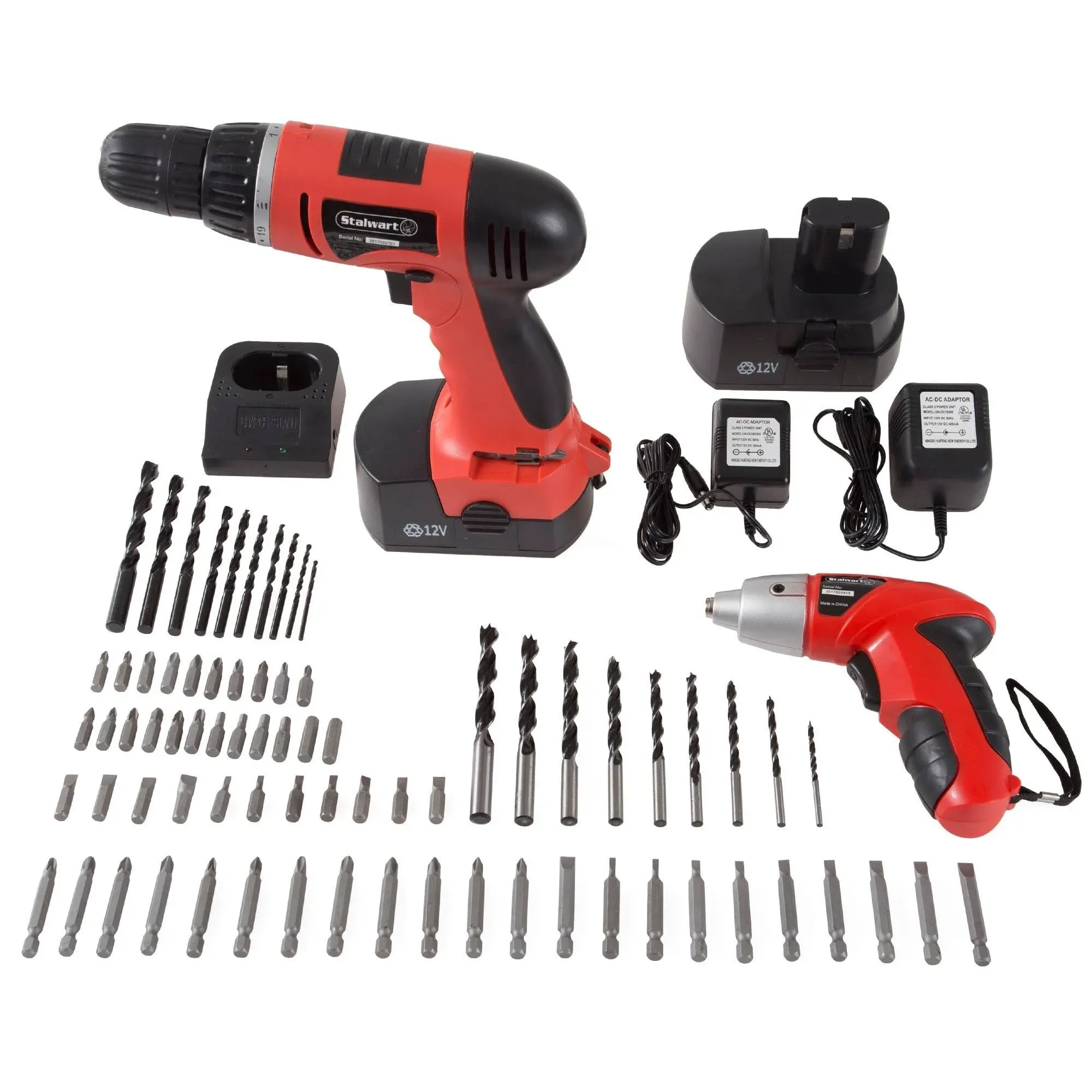 Stalwart Cordless Drill and Driver Combo 74 Piece