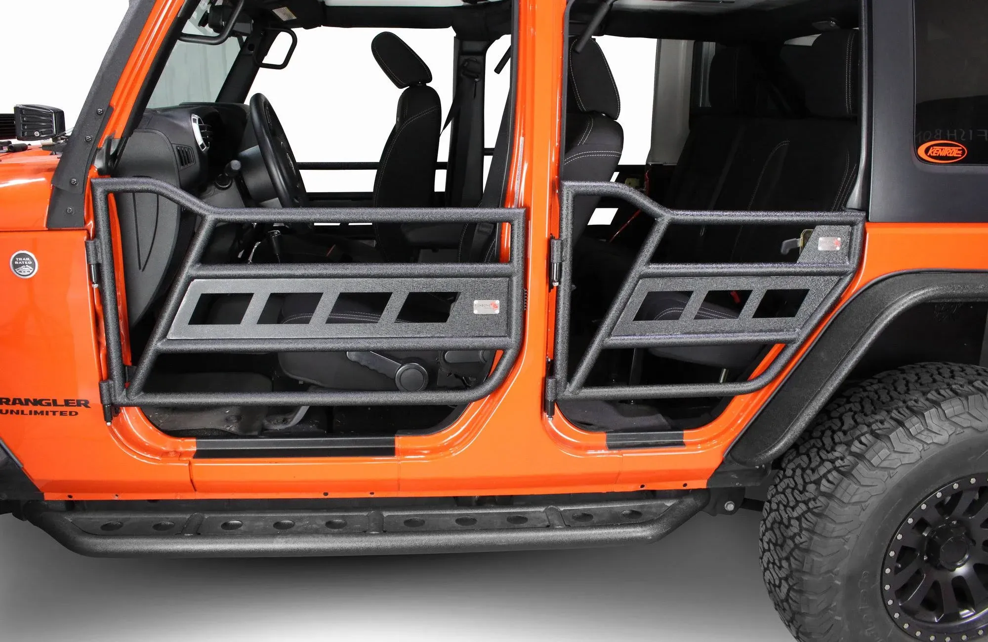 Fishbone Offroad FB24022 Front and Rear Tube Doors for 07-18 Jeep Wrangler Unlimited JK