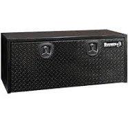 Buyers Black Steel 18 X 18 X 48 ToolBox w/DT Aluminum Door - 1702510