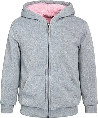 Coney Island Girls Sherpa Lined Zip Hoodie