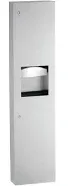 Bobrick B-38034 Combination Commercial Paper Towel Dispenser/Waste Receptacle, Recessed-Mounted, Stainless Steel