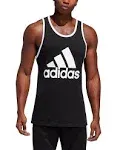 Adidas Men's Badge of Sport Classic Tank, Black/White, Medium