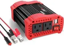 150W Car Power Inverter 12V DC to 110V AC Converter Vehicle Adapter Plug Outlet