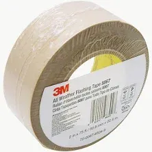 3M All Weather Flashing Tape 8067 Tan Slit Liner UV Resistant Brown