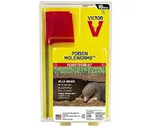 Victor Poison Moleworms 10 Pack