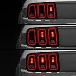 Raxiom 05-09 Ford Mustang Gen5 Tail Lights- Black Housing (Smoked Lens)