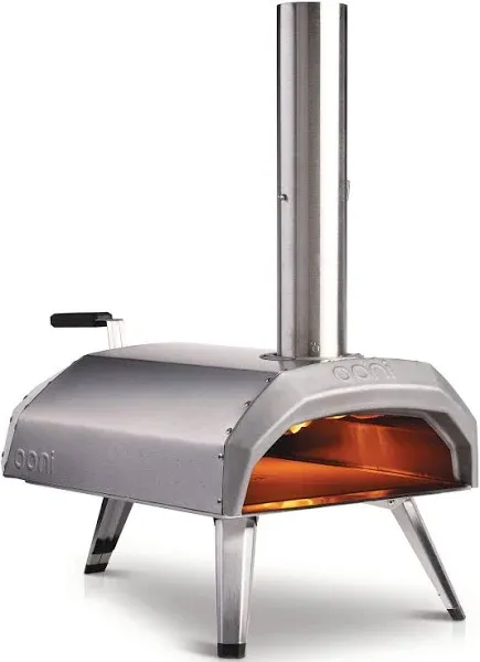 NEW Ooni Karu 12 Portable Pizza Oven Wood &amp; Charcoal Fired Silver