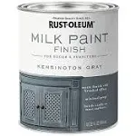 Rust-Oleum 331053 Chalked Interior Milk Matte Brushed Finish Kensington Gray 30 Ounce