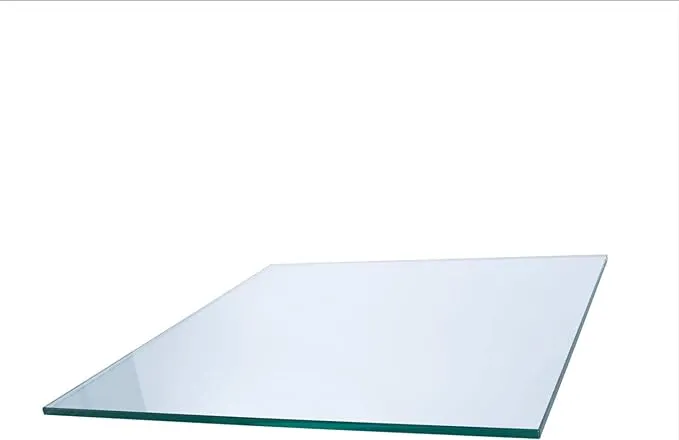 17" Square Glass Top 3/8" Thick With Flat Polish Edge And Touch Corners - Contemporary - Table Tops And Bases - by Spancraft Ltd. | Houzz