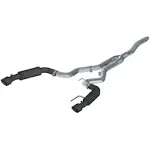 MBRP Exhaust S7275BLK 3in. Cat Back; Dual Split Rear; Race Version; 4.5in. tips; Black Coated