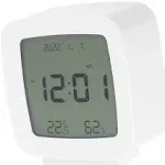 Newest Dementia Clock with Auto DST &amp; 15 Alarms Day Clock Sun/Moon Icons Black