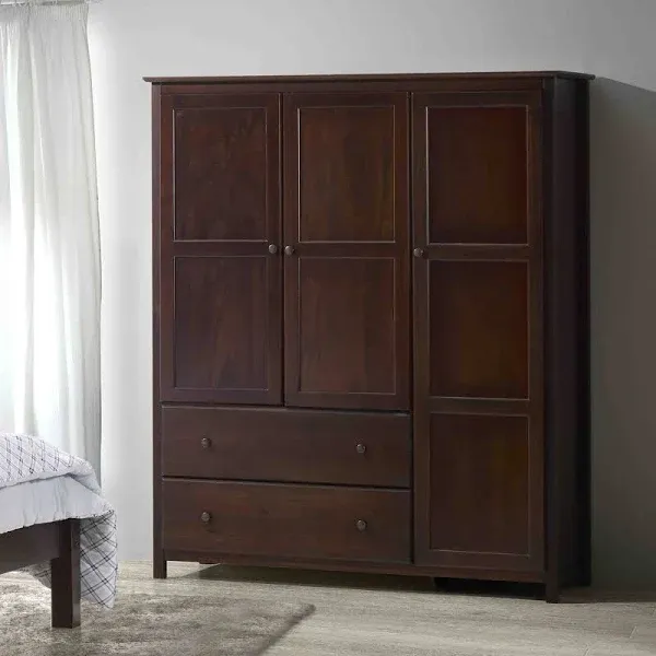 Charlestown Wardrobe Shaker 3-Door Armoire