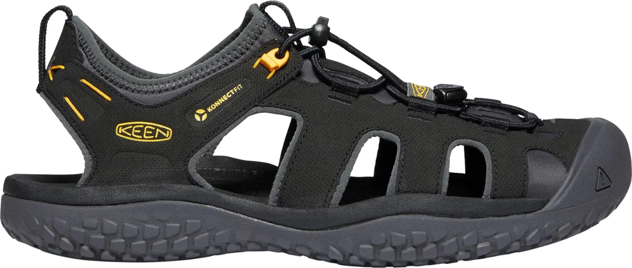 Keen SOLR Sandals - Men's 9 Black - Gold