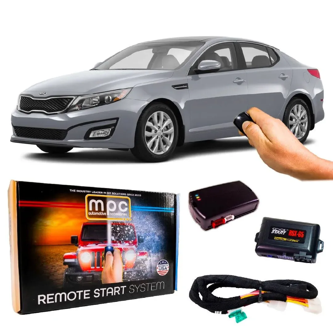 Complete 1-Button Remote Start Kit For 2014-2015 Kia Optima - T-Harness