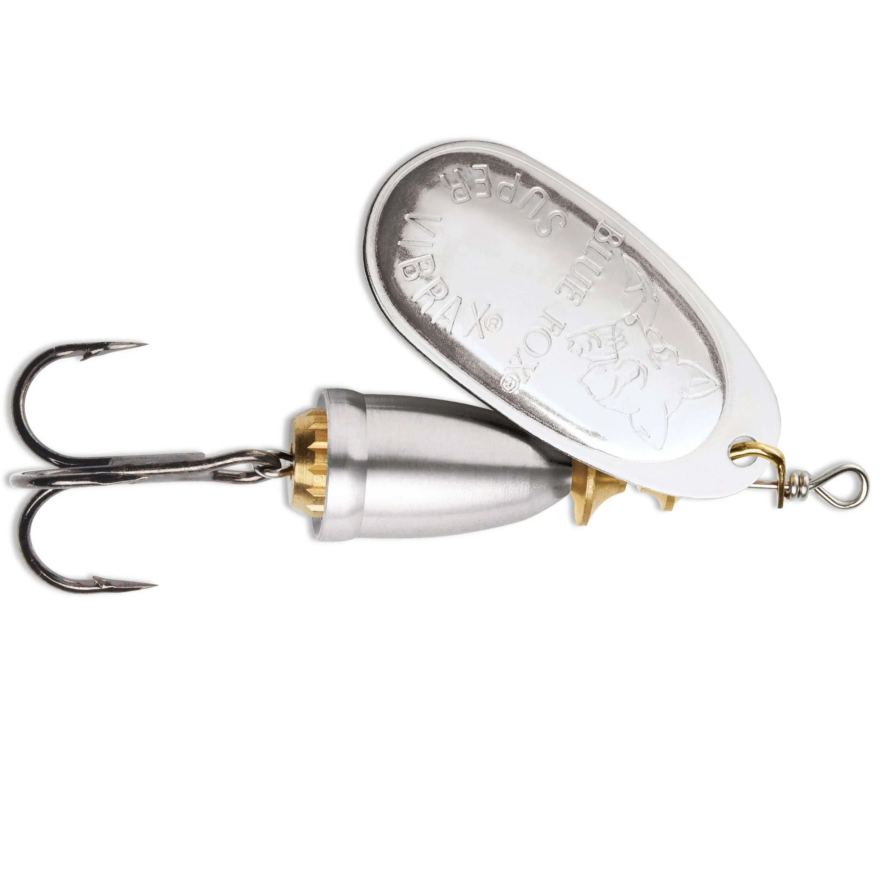 Blue Fox Classic Vibrax Spinner, Silver/Silver