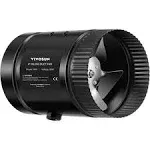 100 CFM 4 in. Inline Booster Duct Fan with Low Noise