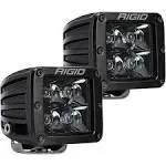 Rigid Industries 202213BLK - D-Series Midnight Edition Spot Set of 2