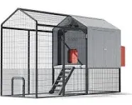 My Pet Chicken The Smart Coop with Steel Run