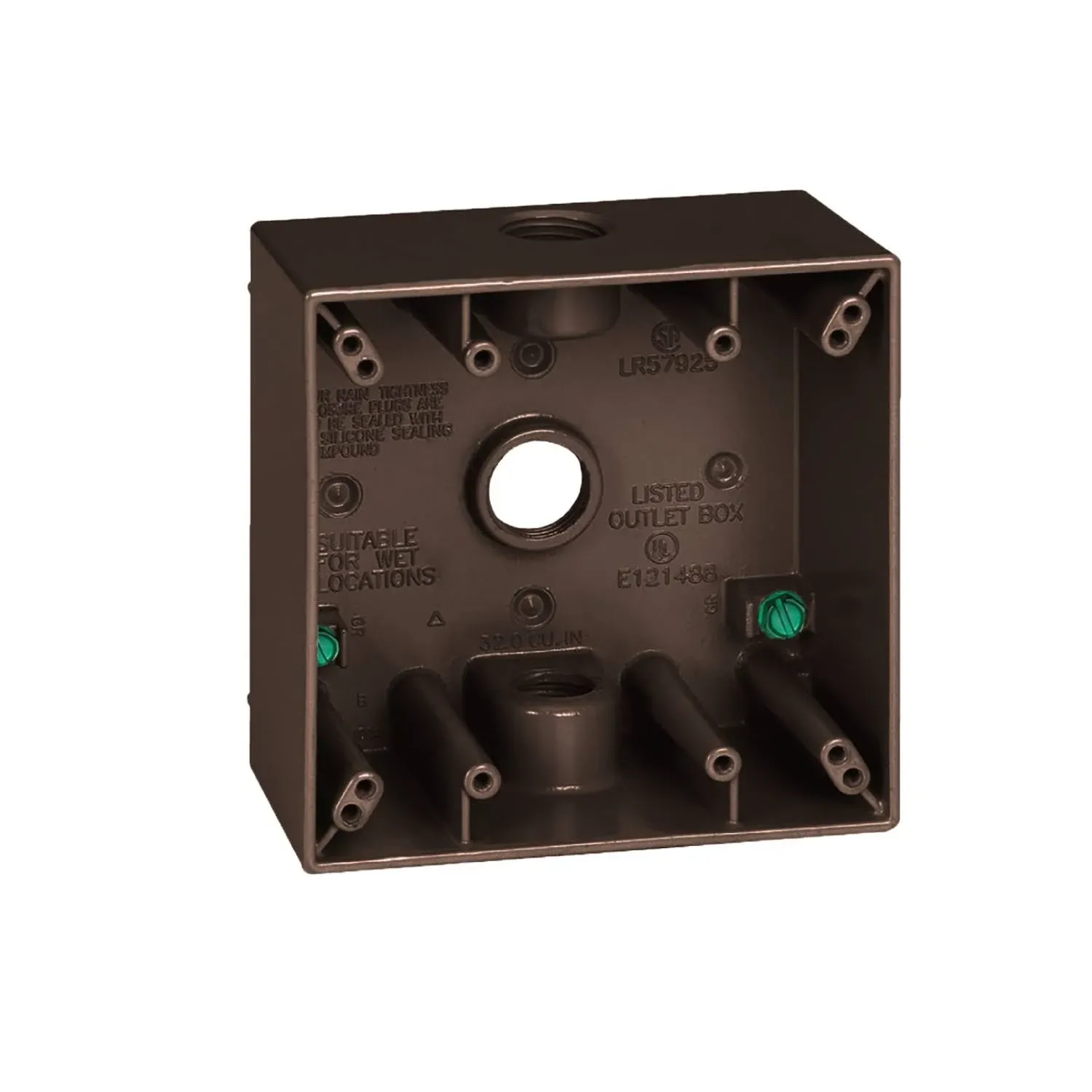 Sigma Electric 14350BR 2 Gang Outlet Box