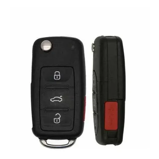  VOLKSWAGEN  OEM FLIP KEY KEYLESS REMOTE  NBG010180T  5K0 837 202 AE