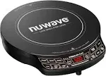 NuWave Precision Induction Cooktop, 10.25” Shatter-Proof Ceramic Glass, 6.5” Heating Coil, 45 Temps from 100°F to 500°F, 3 Wattage Settings 600, 900