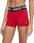 Nike Pro Women's 3-Inch Red Shorts 2XL