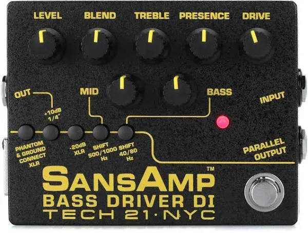 Tech 21 Sansamp Bass Driver D.I. V2 | Reverb